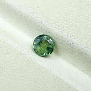 พลอยแซฟไฟร์ธรรมชาติทรงกลมเจียระไนแบบบริลเลียนท์คัท สำหรับทำเครื่องประดับ - Product Image 5