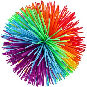 Set di 5 Palline Colorate Antistress, Morbidi Giocattoli Arcobaleno Rimbalzanti per Feste e Regali di Compleanno - Product Image 2