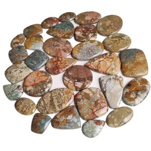 Venta al por mayor de cabujones de jaspe americano de calidad, cristal natural, jade, ópalo, rubí blanco, piedras preciosas sueltas para mujer - Product Image 1