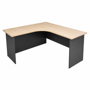 L Shape Extendable Office <b>Desk</b> Modern Design Metal Legs Chipboard Conference Table for Commercial Use - Product Image 4