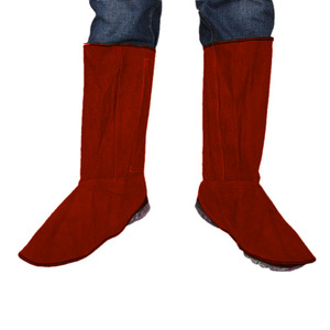 Protège-chaussures de protection individuelle en cuir de vachette pleine fleur de qualité supérieure, robuste, écologique et résistant à la chaleur - Product Image 3