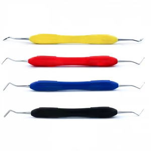 Ensemble d'instruments de remplissage composites à manche en silicone réutilisable – Outils modernes pour la chirurgie dentaire et la restauration - Product Image 1