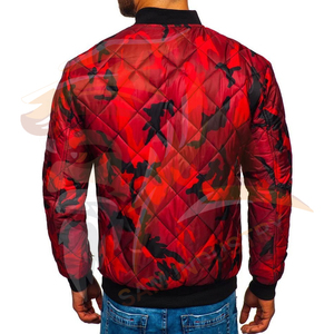 Custom Printed <b>Lightweight</b> Bomber <b>Jacket</b> <b>for</b> <b>Men</b> 100% Polyester Breathable New Design High Street Style Bomber Winter <b>Jacket</b> - Product Image 3