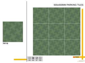 Baldosas para Estacionamiento de Uso Exterior de 50X50CM Diseñadas para Áreas de Alta Actividad que Requieren un Fuerte Equilibrio Superficial y Resistentes a la Intemperie - Product Image 5