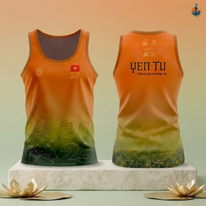 Camiseta Deportiva Personalizable para Correr, Material 95% Algodón 5% Spandex, Venta al Por Mayor de Fabricación en Vietnam - Product Image 1
