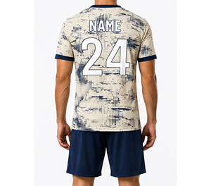 Ensemble d'uniformes de football vintage pour adultes, maillots de football personnalisés en spandex/polyester respirant, qualité supérieure, tissu à séchage rapide - Product Image 2