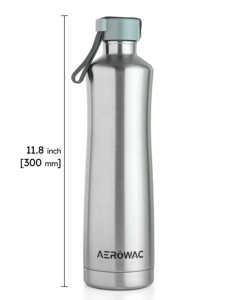 Lightweight Outdoor Steel Beverage Flask With Convenient Carry Loop Smooth Drinking Opening Reusable Insulated Thermal - Product Image 4