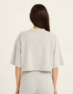 เสื้อยืดแขนสั้นพิมพ์ลายสไตล์เกาหลีสำหรับผู้หญิง ขายส่ง - Product Image 5
