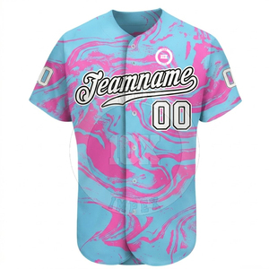 Wholesale Price Custom Logo <b>Cheap</b> Men Blank Baseball Jersey Customized Design and Logo Baseball Jersey - Product Image 2