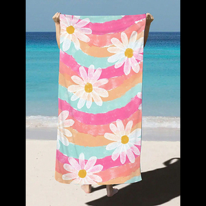 Toalla de Playa Moderna de Lujo, Ligera, de Algodón/Poliéster, de Alta Absorción, para Todas las Estaciones, para Natación y Entrenamiento - Product Image 6