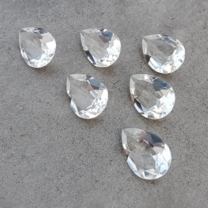 Cristal de Cuarzo Natural, Corte Facetado en Forma de Pera, Calibrado, Calidad AAA+, para Joyería - Product Image 3