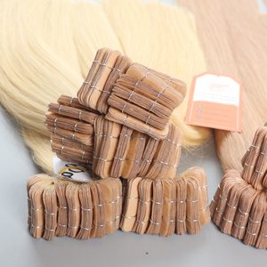 Directo de fábrica de alta calidad #613 Rubio Remy Extensiones de cabello humano natural vietnamita Cinta en cabello liso a precio barato - Product Image 4