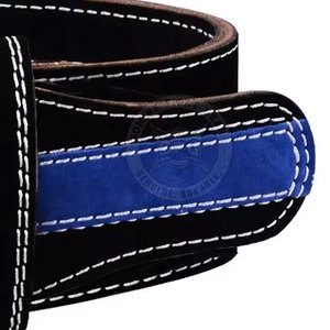 เข็มขัดยกน้ำหนักหนังวัวแท้คุณภาพสูง น้ำหนักเบา สำหรับผู้ใหญ่ พร้อมโลโก้แบบกำหนดเองได้ - Product Image 4