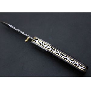 Cuchillos plegables con mango de madera y hoja pulida para uso clásico al aire libre y tareas de corte diarias multiusos - Product Image 6