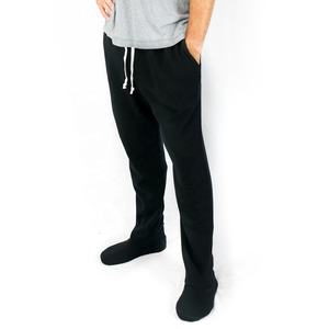 Pantalon de survêtement doublé en fourrure pour homme, confortable et doux, avec pieds, tenue décontractée, nouveau style - Product Image 1