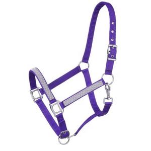 Halter de caballo Amaz en gran oferta Halter de nailon de caballo con diamantes de imitación de lujo y otros accesorios personalizados según los requisitos - Product Image 1