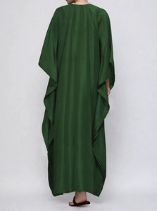 Beautiful New Modest <b>Kaftan</b> Dubai Abaya for Women Floor Length Polyester Handmade Embroidery Traditional Islamic Clothing - Product Image 5