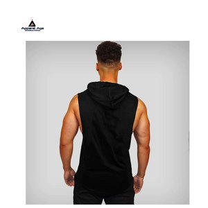 Camiseta sin mangas de poliéster/algodón transpirable de punto de secado rápido para fitness y culturismo para hombre, estilo casual oversize Winteruality - Product Image 4
