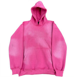 Sweat-shirts vintage personnalisés délavés à l'acide, zippés, effet vieilli, délavés à la pierre, sweats à capuche oversize pour hommes, effet délavé soleil, grande taille - Product Image 3