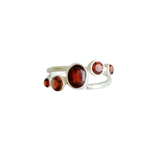 Designer <b>Garnet</b> Fashion <b>Ring</b> 3.6 Grams - Product Image 2