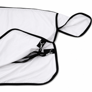 Summer Horse Flag Hybrid Rug Combo Attached Hood Ripstop Mesh Blanket Cotton Manufactured Equine Riding House Kanpur India - Product Image 6