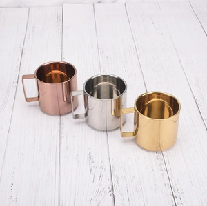 Luxury Copper <b>Double</b> <b>Wall</b> Eco-Friendly Portable Drinking <b>Mug</b> Large Capacity Handle Elegant Handmade Design for Home Office Use - Product Image 4