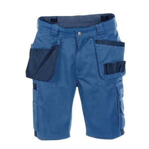 Men's 6 Pocket Work Shorts Cotton Mid Waist Safety Cargo Style with Embroidered Logo Safety Wear Shorts - Product Image 6