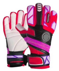 Gants de gardien de but de football personnalisés avec impression par sublimation, matériau PU, antidérapants, respirants, sangle de poignet réglable, doigts entièrement protégés - Product Image 2