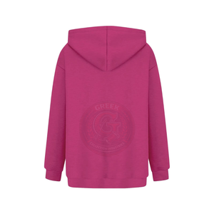 Sweat-shirt à capuche long pour femme en tissu tricoté confortable, idéal pour les looks décontractés superposés et les tenues de voyage - Product Image 3