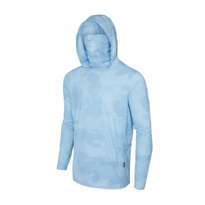 Camisa de Pesca para Hombre, Manga Larga, Protección Solar UV UPF 50+, Diseño de Logotipo Personalizado, Camisas de Pesca con Estampado por Sublimación - Product Image 1