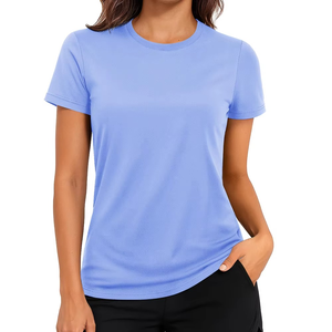 สั่งซื้อเลย เสื้อยืดกีฬาผู้หญิง เนื้อผ้านุ่มพิเศษ ระบายอากาศได้ดี สวมใส่สบาย เหมาะสำหรับการฝึกซ้อม รับสกรีนโลโก้ ขายส่ง - Product Image 2