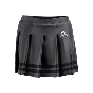 Minifalda Deportiva Casual a Rayas para Mujer, Transpirable, de Spandex Ecológico, de Secado Rápido, con Logotipo en la Pierna Derecha, para Todas las Temporadas - Product Image 3