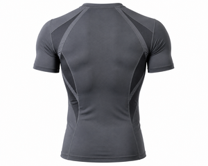 Custom <b>Men's</b> <b>Compression</b> T-<b>Shirt</b> Breathable Slim Fit Canvas Quick Dry Base Layer Gym Fitness Running Athletic Sports OEM ODM - Product Image 5
