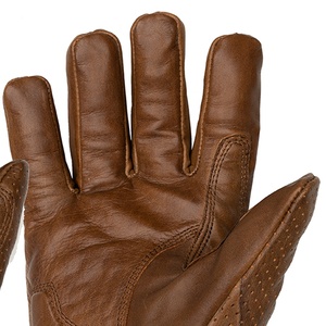 Style court complet avec moto course en cuir véritable respirant pour toutes les saisons coupe-vent écran tactile gants de motard pour hommes - Product Image 3