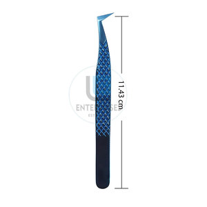 Pinces à cils en acier inoxydable de qualité supérieure, durables, réutilisables, 10 mm, préhension parfaite - Product Image 3
