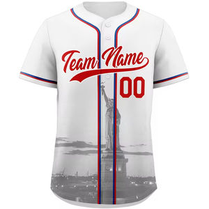 Camisetas de Béisbol Urbanas para Hombre, Transpirables, Tallas Grandes, Estampadas y Personalizadas, Cuello en V - Product Image 2