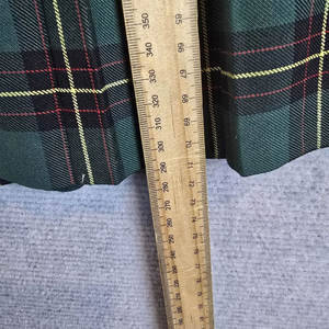 Jupe vintage pour femme, vert à carreaux, plissée, style kilt, tartan du clan Gordon, OEM ODM - Product Image 4