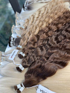 สินค้าขายดีประจำปี 2025 ต่อผมแท้ 100% เวอร์จิ้นเวียดนาม คุณภาพสูง แบบธรรมชาติ ลอนสวย ซุปเปอร์ดับเบิ้ลดรอน เย็บด้วยเครื่องจักรแบบดับเบิ้ลเวฟท์ - Product Image 6