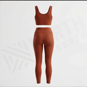 Ensembles de vêtements de yoga personnalisés pour femmes, tenues de sport, de fitness, d'athlétisme, vêtements sans couture, vêtements de sport pour femmes, vêtements de sport actifs, survêtement - Product Image 2