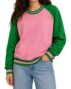 AKA High Quality Custom Logo Alpha Kapa Winter Solid <b>Fleece</b> Pullovers Sororities Sweatshirt Embroidered University Logo Long - Product Image 1