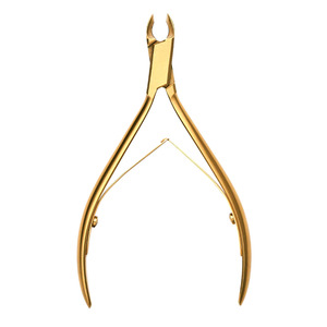 ที่ตัดหนังกำพร้าเคลือบทอง  ทำจากสแตนเลสอย่างดี  สำหรับกำจัดหนังกำพร้า  ที่ตัดเล็บแบบแม่นยำ  อุปกรณ์ทำเล็บมือและเล็บเท้า - Product Image 1