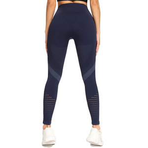 Leggings de fitness pour femmes et adolescentes, taille mi-haute, impression par sublimation personnalisée, antibactériens, respirants, en polyester/coton - Product Image 2