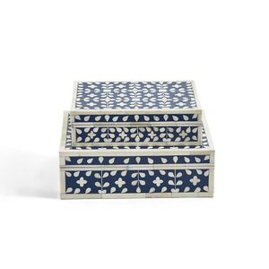 Ornate Mother of Pearl <b>Box</b> handcrafted luxury <b>trinket</b> holder decorative storage container elegant gift home accessory - Product Image 3