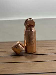 Reusable <b>Copper</b> <b>Drinking</b> <b>Bottle</b> with Airtight Lid - Product Image 3