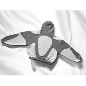 Sudadera Extra Grande para Mujer con Logotipo Personalizado, Modelo de Invierno, 100% Algodón con Cordones Recubiertos de Silicona - Product Image 6