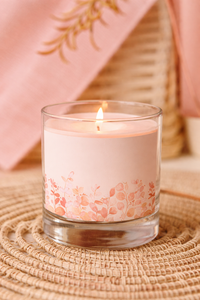 Vela Aromática Botánica de Lujo Hecha a Mano, Ecológica y No Tóxica, en Frasco de Vidrio Transparente con Diseño Floral para Decoración del Hogar, Navidad - Product Image 3