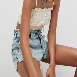 Shorts Casuales al Por Mayor a Precio Económico, Estilo de Mercado, Suministro a Granel, OEM, 2026, Shorts de Mezclilla para Mujer, Directo de Fábrica - Product Image 3