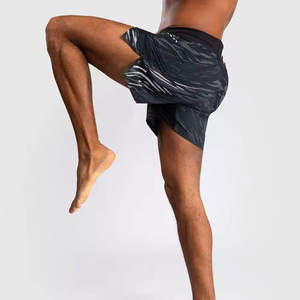 Pantalones Cortos de Entrenamiento MMA para Hombre, Ligeros, de Secado Rápido, Cómodos y Duraderos, de Poliéster/Algodón, Personalizables, sin Costuras Delanteras, para Grappling y Artes Marciales - Product Image 6