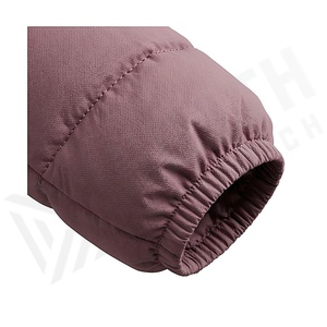 Chaqueta Acolchada con Capucha para Mujer, Invierno, Manga Larga, Relleno de Poliéster, Cierre de Cremallera, Largo Regular, Color Sólido - Product Image 6