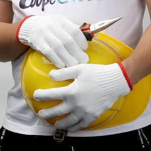 Gants de sécurité personnalisables en nylon de calibre 7/10 Gants en coton fabriqués en usine Caoutchouc Polyester pour la protection des équipements de jardin - Product Image 5